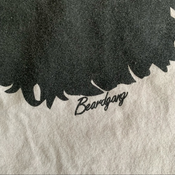 Beard Gang Men Printed Crewneck T-shirt Sz XL - Picture 3 of 8